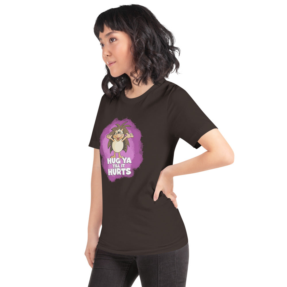 Touchy-Feely Hedgehog Short-Sleeve Unisex T-Shirt Danger Bear Industries