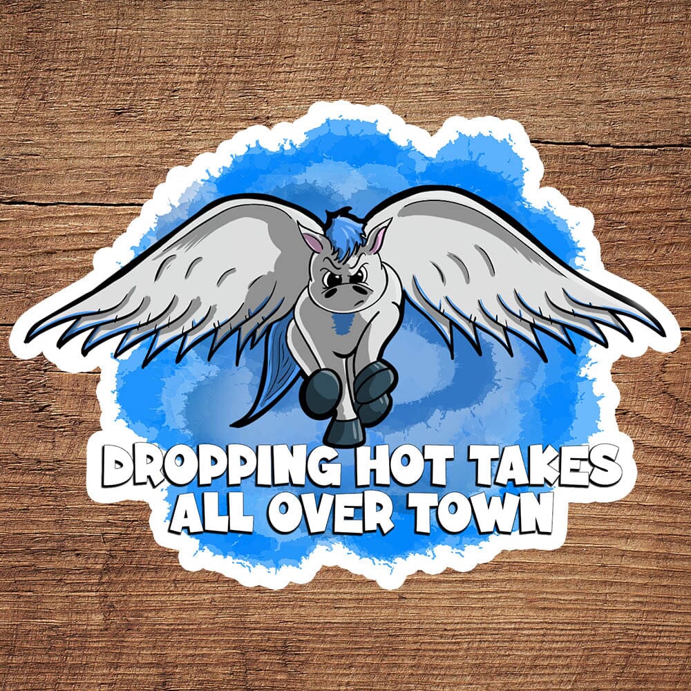 Taco-Powered Pegasus sticker pack DangerBearIndustries 