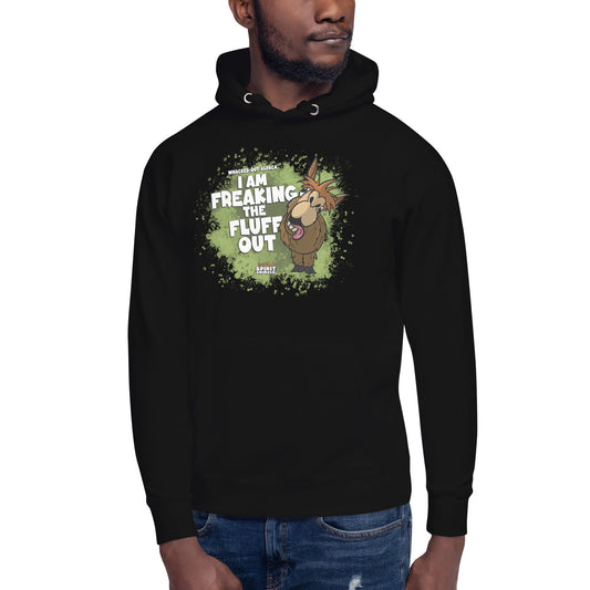 A Whacked-Out Alpaca Unisex Hoodie hoodie Danger Bear Industries Black S 