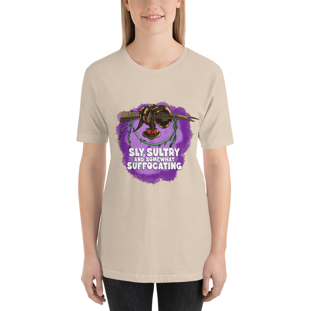 Ball Python with a Crush Unisex t-shirt Danger Bear Industries Soft Cream XS 
