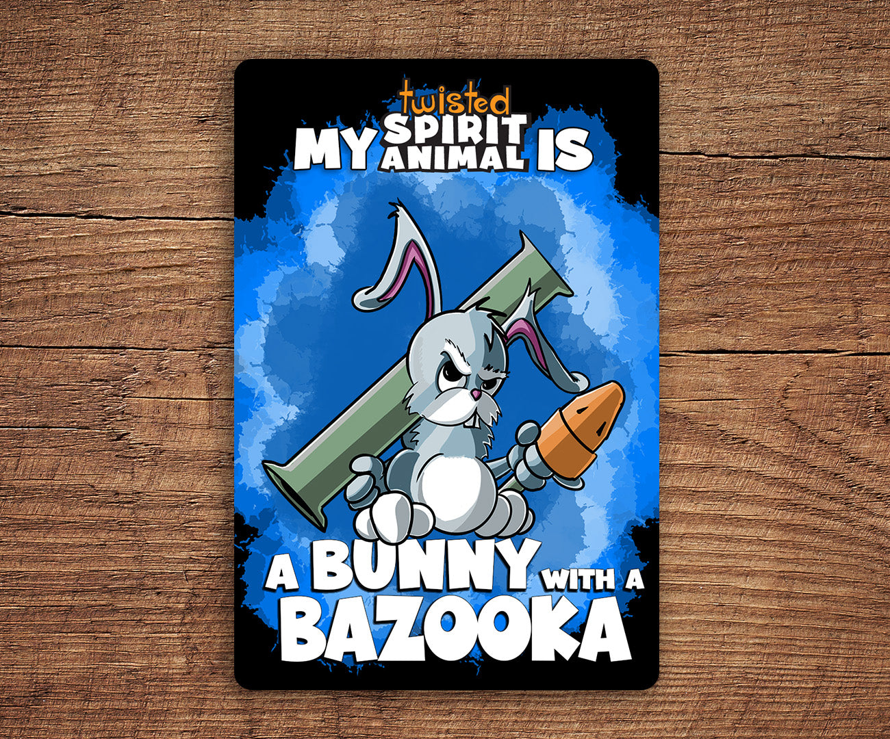 Bunny with a Bazooka sticker pack DangerBearIndustries 