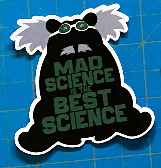 Danger Bear Mad Science sticker DangerBearIndustries 