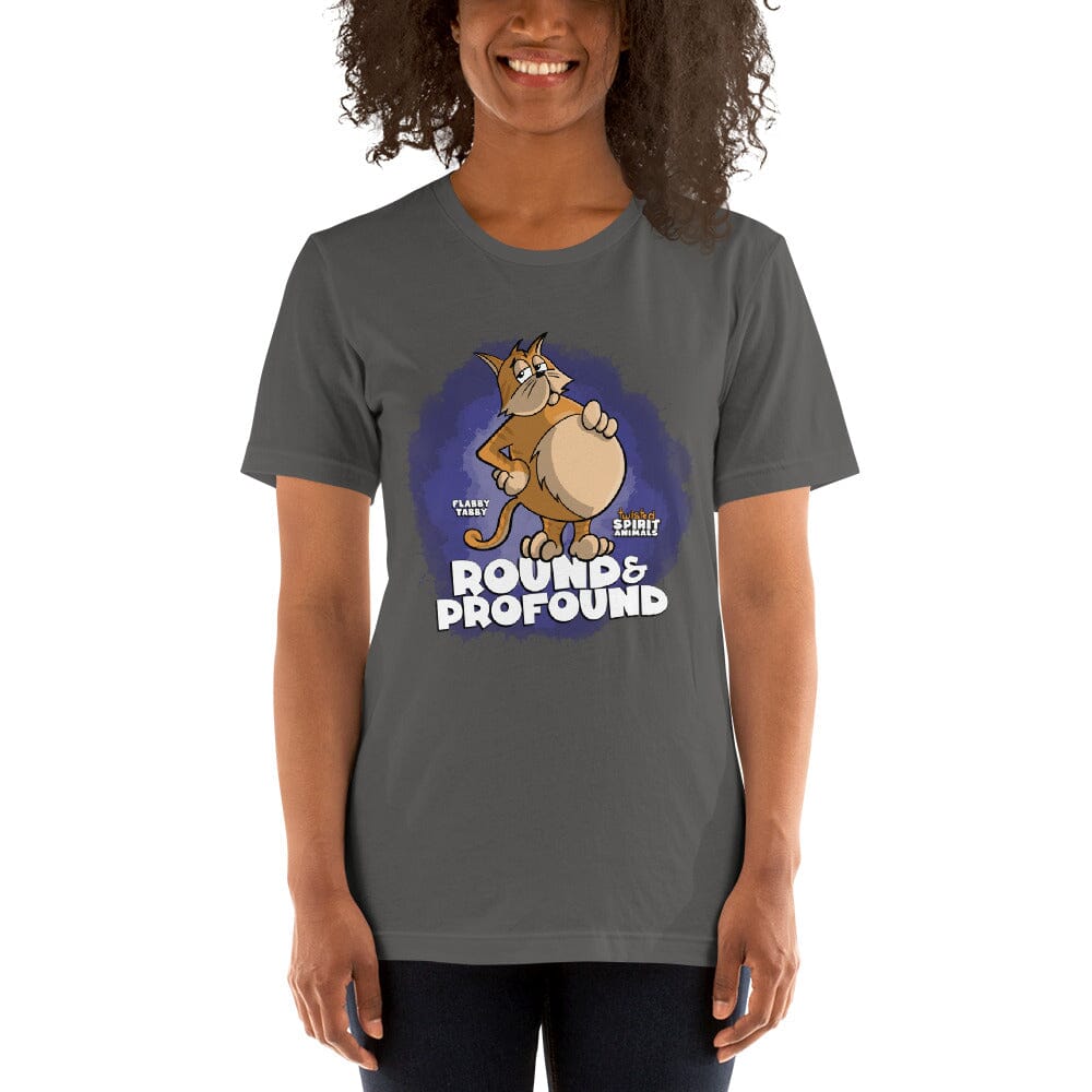 Flabby Tabby Unisex t-shirt t-shirt Danger Bear Industries Asphalt S 