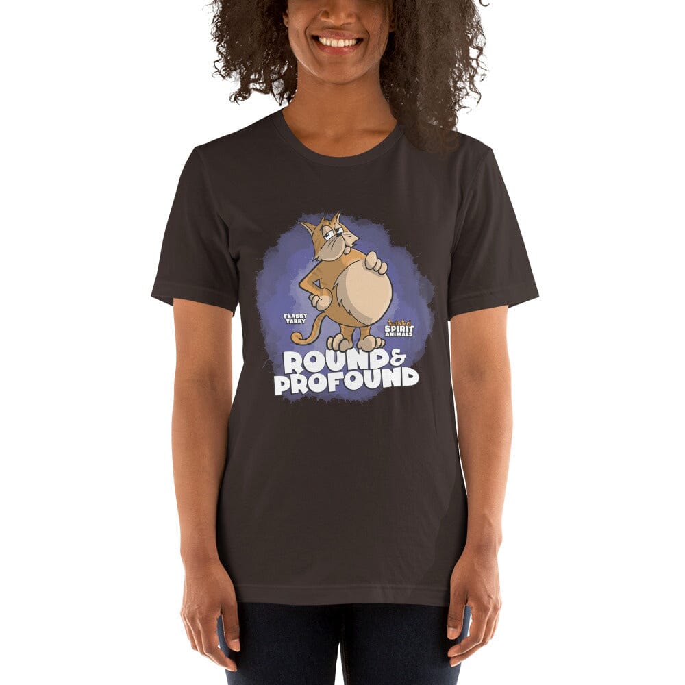 Flabby Tabby Unisex t-shirt t-shirt Danger Bear Industries Brown S 
