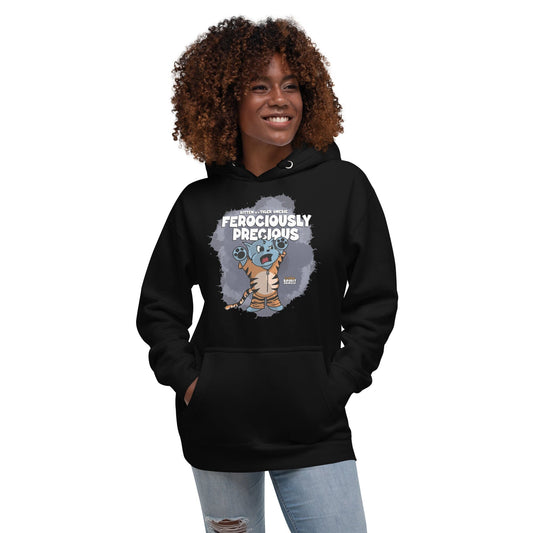 Kitten in a Tiger Onesie Unisex Hoodie hoodie Danger Bear Industries Black S 