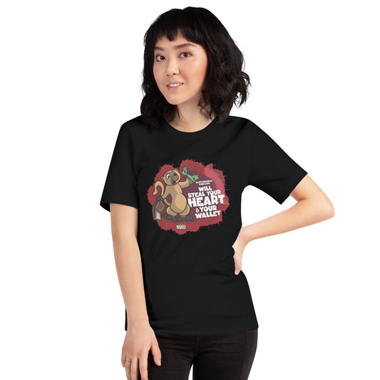Kleptomaniac Kinkajou Unisex t-shirt t-shirt Danger Bear Industries Black XS 