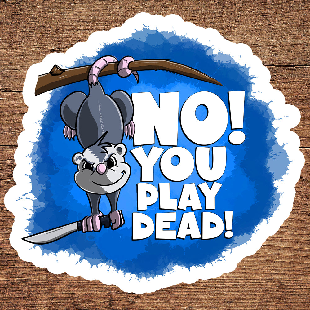 Opossum with a Flair for the Dramatic sticker pack DangerBearIndustries 