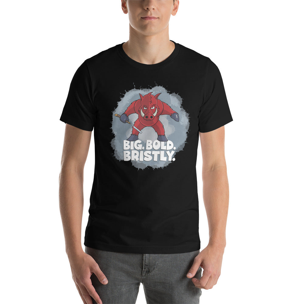 Razorback with a Straight Razor Unisex t-shirt Danger Bear Industries Black XS 