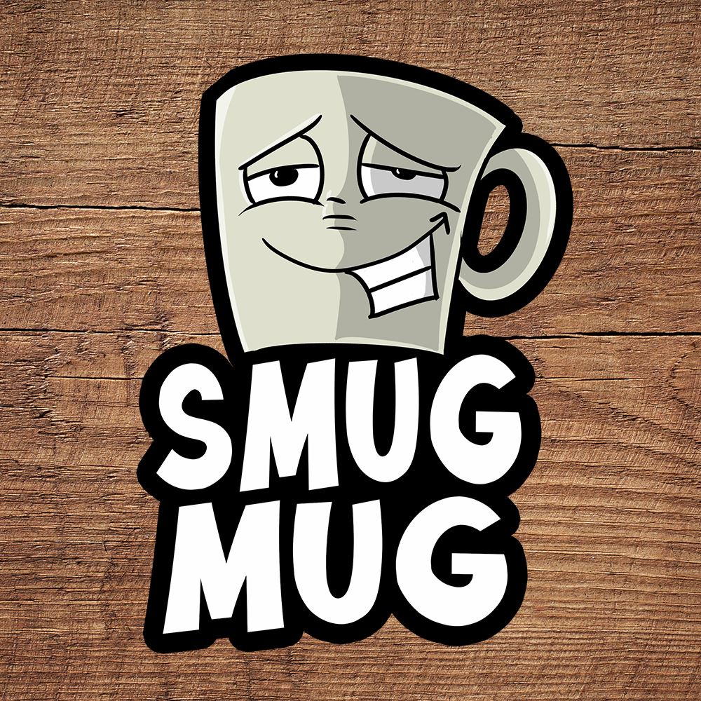 Smug Mug coffee sticker DangerBearIndustries 