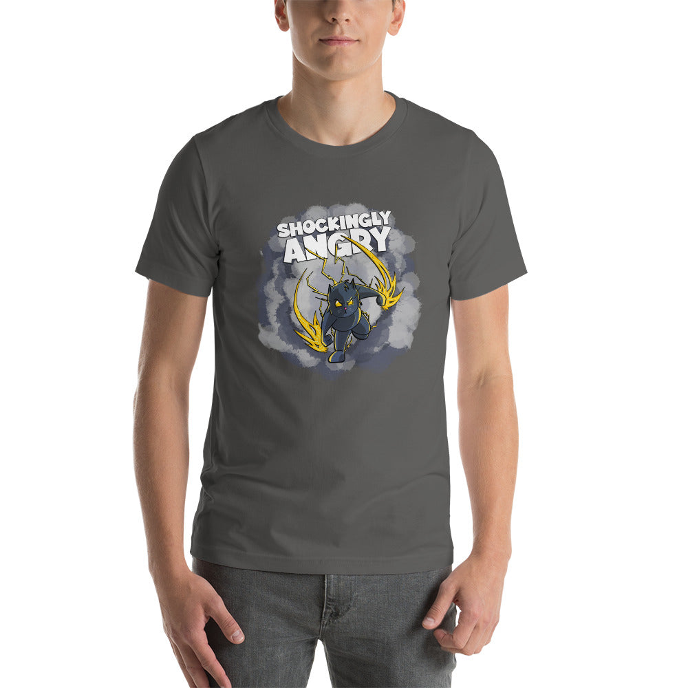 Static-filled Alley Cat Short-Sleeve Unisex T-Shirt Danger Bear Industries Asphalt S 
