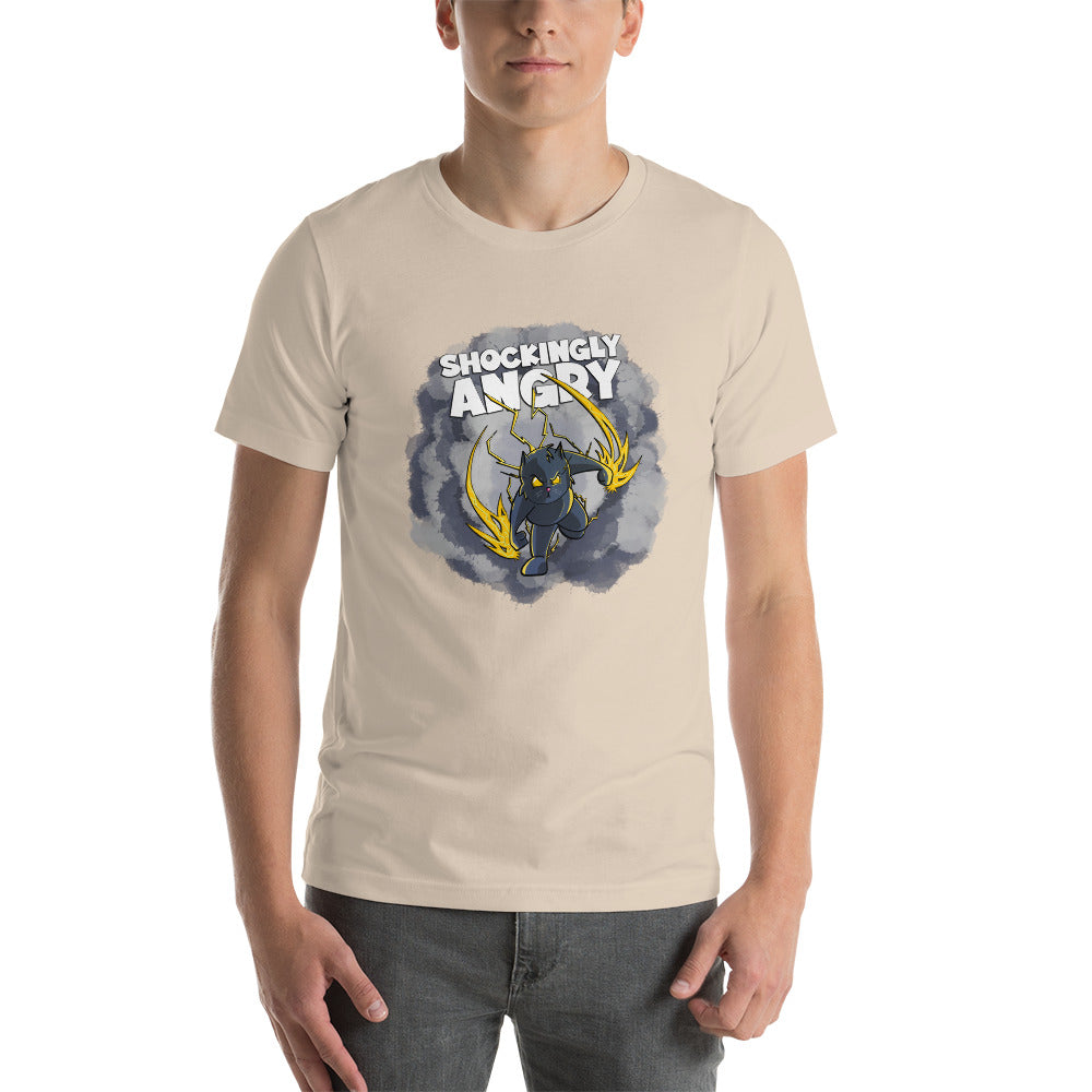 Static-filled Alley Cat Short-Sleeve Unisex T-Shirt Danger Bear Industries Soft Cream XS 