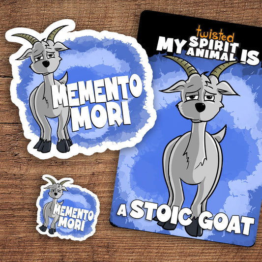 Stoic Goat sticker pack sticker DangerBearIndustries 