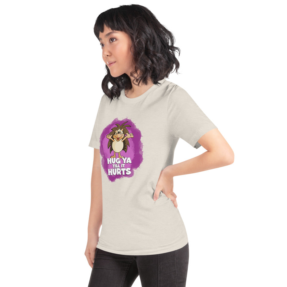 Touchy-Feely Hedgehog Short-Sleeve Unisex T-Shirt Danger Bear Industries 